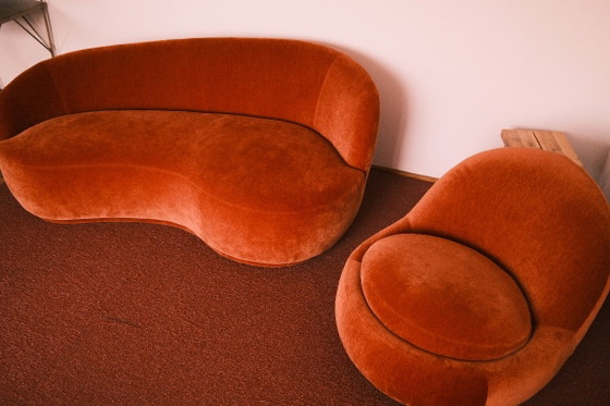 Rose Armchair - Sofa Company - Moss Rust - 2.5-Seater – sofacompany, 2 seaters, Polyester (photo 2 of 10)