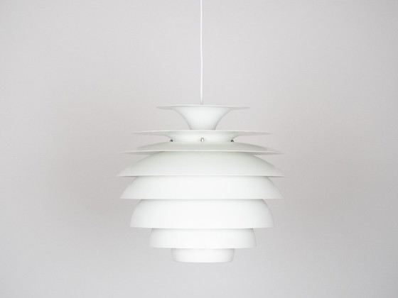 Image 1 of Lampada a sospensione vintage danese Barcelona di Bent Karlby, Lyfa. Anni '60