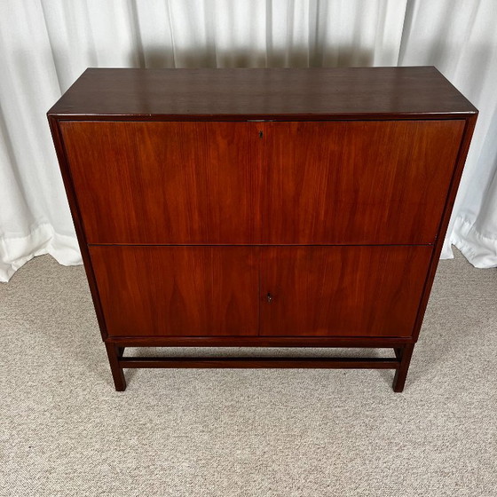 Raro Scrittoio Scandinavo Anni '60, Stile Marian Grabinski per IKEA – Credenze alte, Wood (photo 3 of 24)