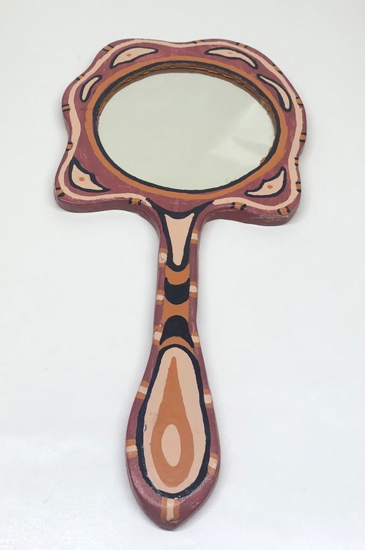 Vintage Vrijeform handspiegel