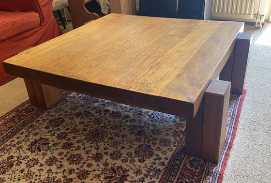 Image 1 of Brutalistische salontafel zeer stevig