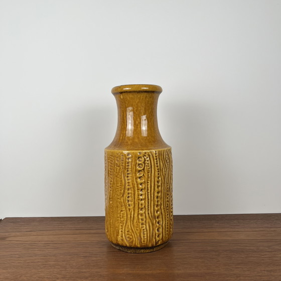 Image 1 of West Germany Yellow "Reptile" Vase, Europa