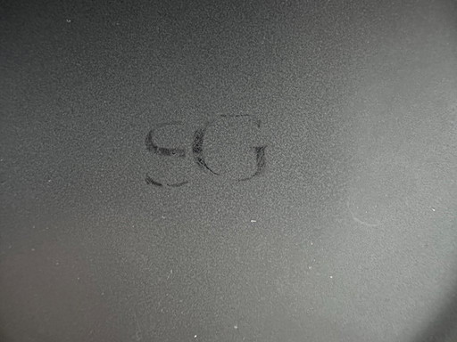 Servizio da tè doppio in ceramica smaltata nera "Paus" di Sagaform, circa 2000-2010