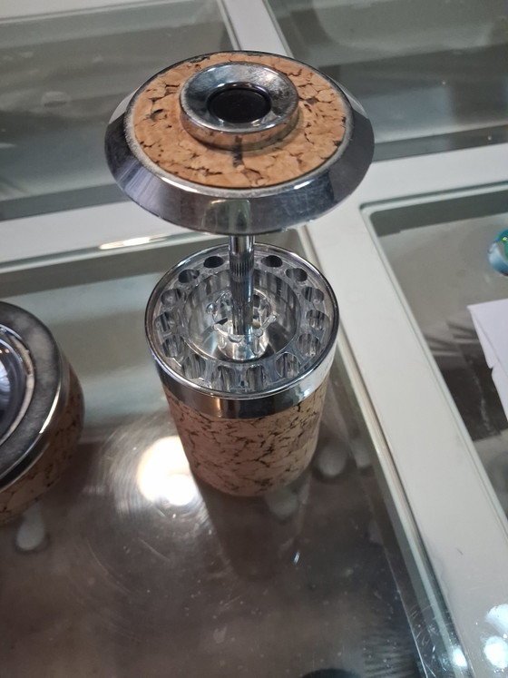 Posacenere e Portasigarette Vintage – Decorazione, Plastic, Cork (photo 5 of 7)