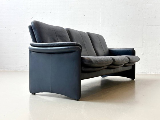 Image 1 of Canapé en cuir, modèle 3 places City par Erpo, années 1990