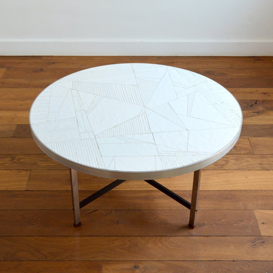 Image 1 of Round coffee table by Berthold Müller - Oerlinghausen / Germany 1960s