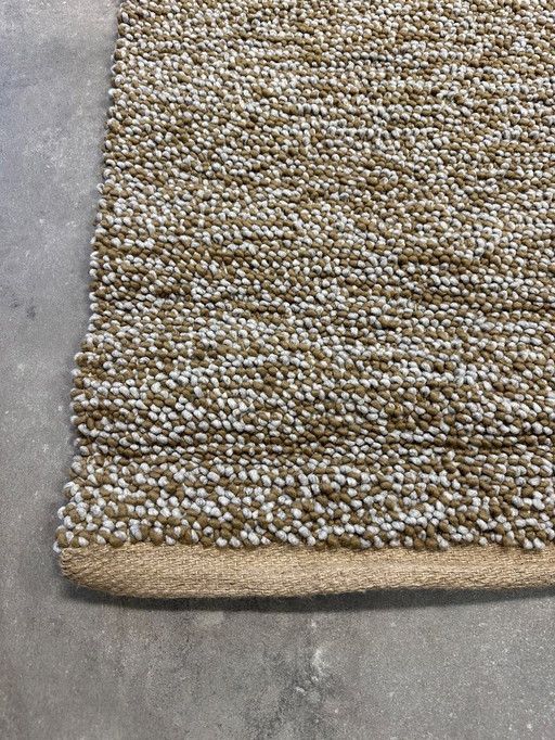 Tapis Brink & Campman Bond 170x240 cm Laine rouille/gris