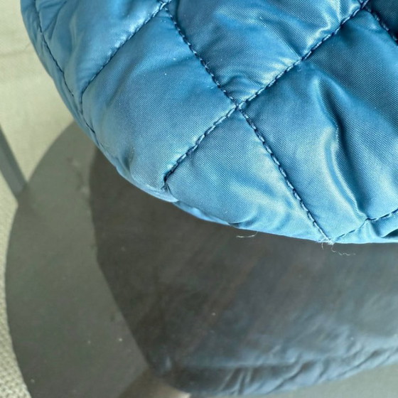 Image 1 of Borsa tote Chanel Coco Cocoon in nylon trapuntato, blu, n. 13