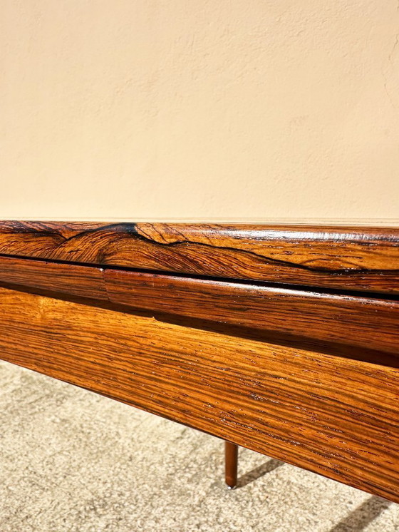 Image 1 of Carlo Jensen Extendable and Convertible Dining Table in Rio Rosewood