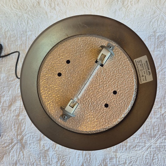 Rhoum JRL Tischlampe aus Gold- und Silbermetall – Kannelierte Säule, französische Herstellung – Tischlampen (photo 5 of 10)