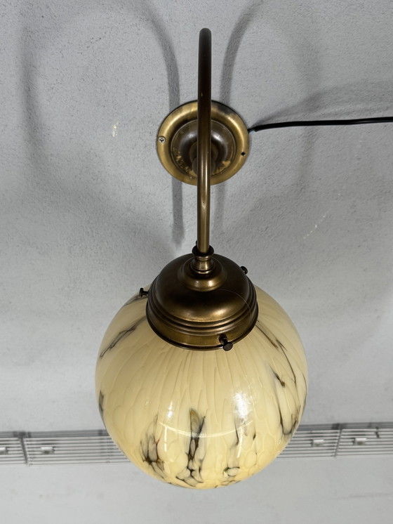Image 1 of Suggestiva lampada da parete vintage marmorizzata di AGI Verlichting (Almelo)