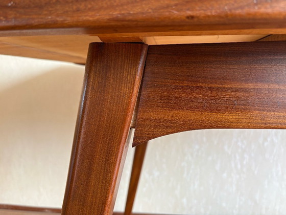 Image 1 of Mid - Century Teak Dining Table (1963) - Handmade & Extendable