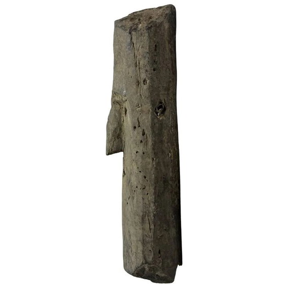 Wall Decoration Himalayan Wooden Mask – Tibetan Style Folk Art – Sculpture (photo 3 of 6)