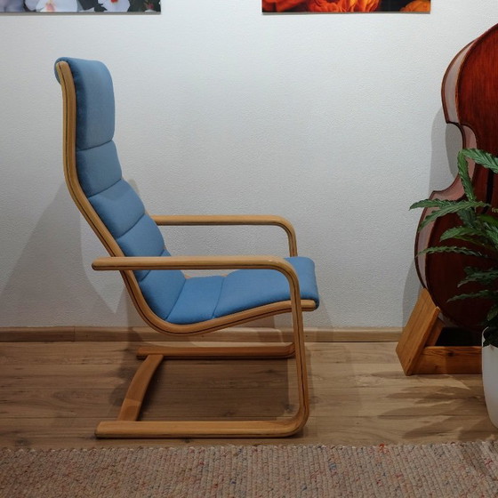 Zweedse Ekstrom Lamello fauteuil – Textile, Wood (photo 7 of 7)