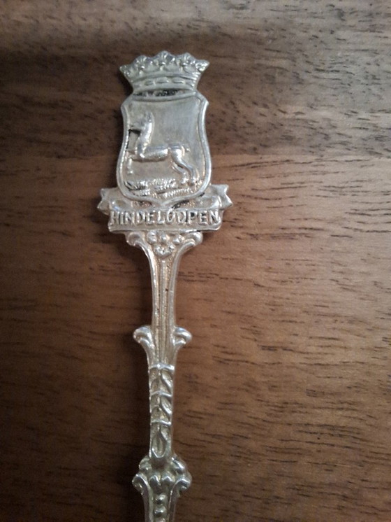 Image 1 of 6 cucchiaini con stemmi delle città della Frisia