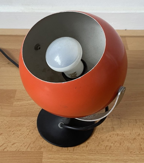 Image 1 of Anvia - Vintage oranje Eyeball wandlamp
