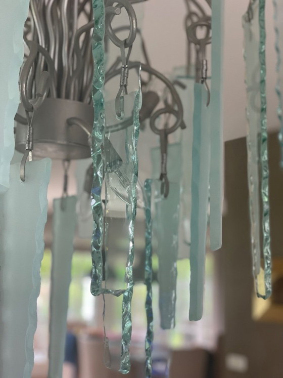 Image 1 of Kronleuchter von Brand und van Egmond „hinter dem Milchglas“