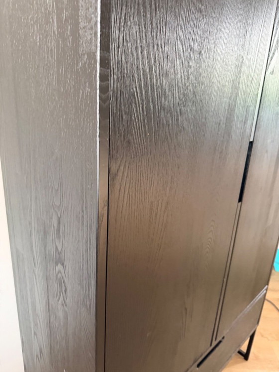 Mobiletto in legno nero. – Wood, Mobili contenitori, Metal (photo 4 of 5)