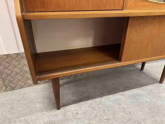 Image 1 of Iconic Teak Mid - Century Vintage Beverage Cabinet from the 1950s.