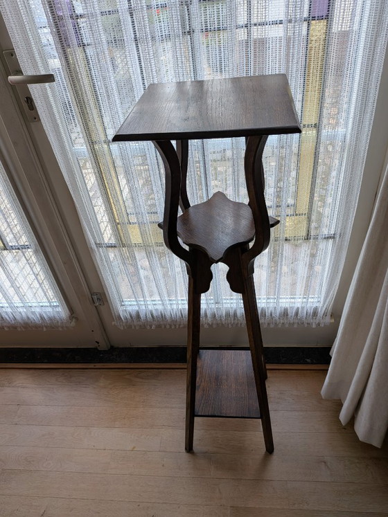 Porte-plantes, piédestal, Art Nouveau – Bois (photo 14 of 17)