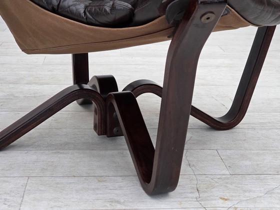 Image 1 of 1970s, Norwegian design by Jim Myrstad, loungechair, model "Viking".