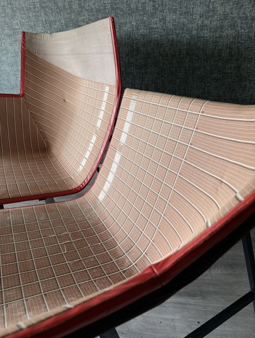 Set of Moroso Paper Planes armchairs design by Doshi & Levien