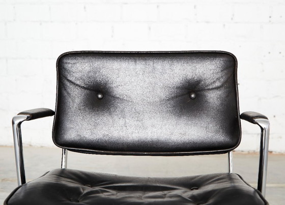 Sedia da scrivania intermedia Ray & Charles Eames ES102 per Herman Miller – Sedie girevoli, Leather (photo 11 of 14)