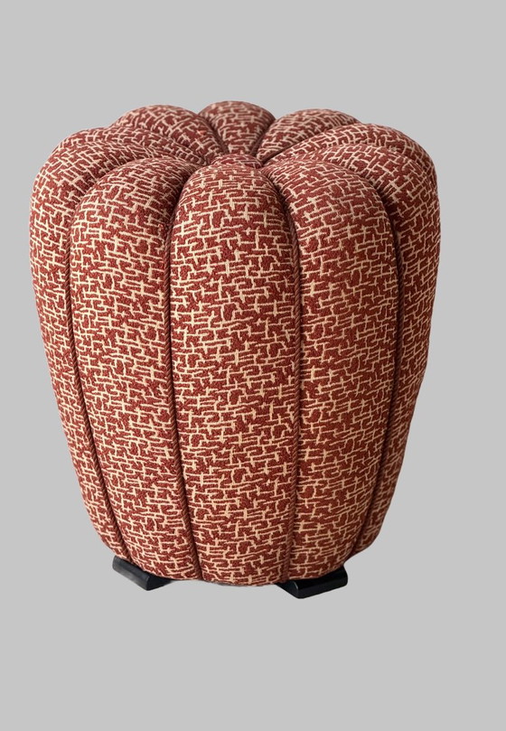 Tabouret van Jindrich Halabala – Jindřich Halabala, Hockers en poefs, Textile (photo 11 of 16)
