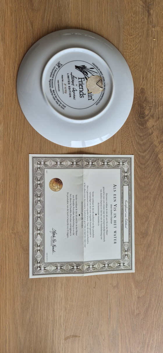 5x Piatti Decorativi Franklin Mint, Edizione Limitata – Decorazione, Gold, Porcelain (photo 9 of 10)