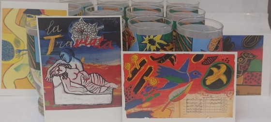 Image 1 of 12 Guillaume Corneille più 4 cartoline