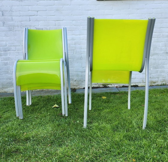 Image 1 of Raro set di sedie Kartell "Fantastic Plastic Elastic" - Ron Arad