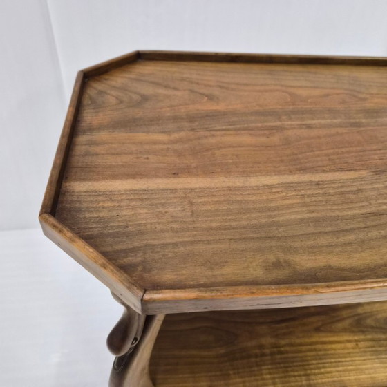 Image 1 of Consolle vintage in stile Art Déco e Art Nouveau con cigni e artigli di leone.