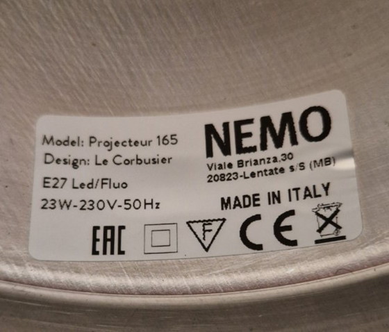 Image 1 of Lampada per proiettore 165 - Design di Le Corbusier 1954 - Produttore: Nemo Cassina