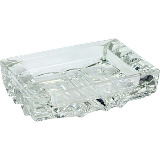 Mid-century glass ashtray by Vladislav Urban, Czechoslovakia 1960s