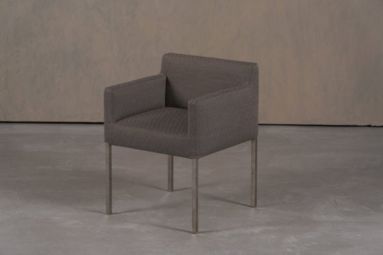 Image 1 of Sedie Ligne Roset in tessuto grigio, Francia, anni 2000, set da 2