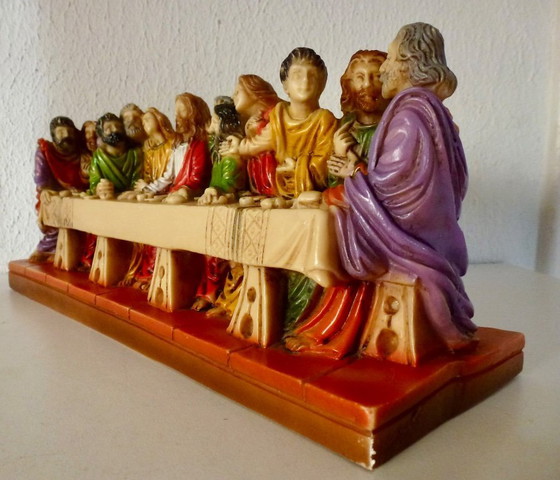 Image 1 of Image ancienne de la Cène, italienne, A. Giannetti.