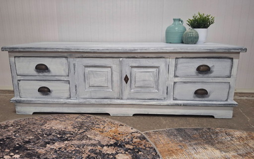 Mobile porta TV, stile country antico, 160 cm, nuovo