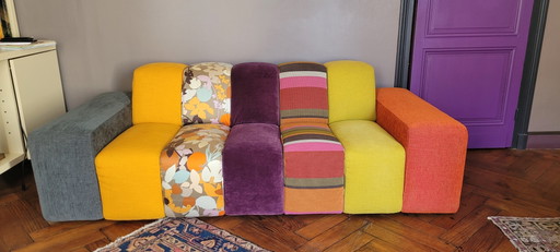 Prachtige Rythme Missoni Home bank van Roche Bobois – banken, Textile, Velvet
