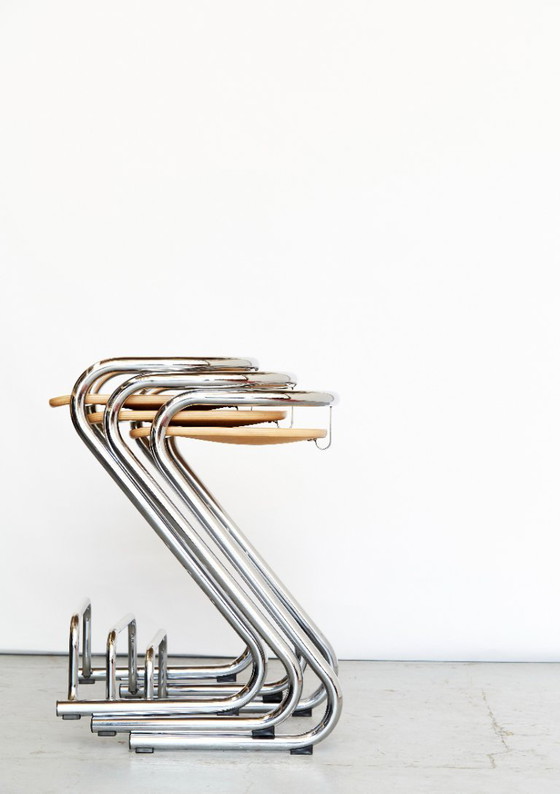 Image 1 of S70 Tabouret de bar de Lindau & Lindekrantz pour Lammhults, années 1960