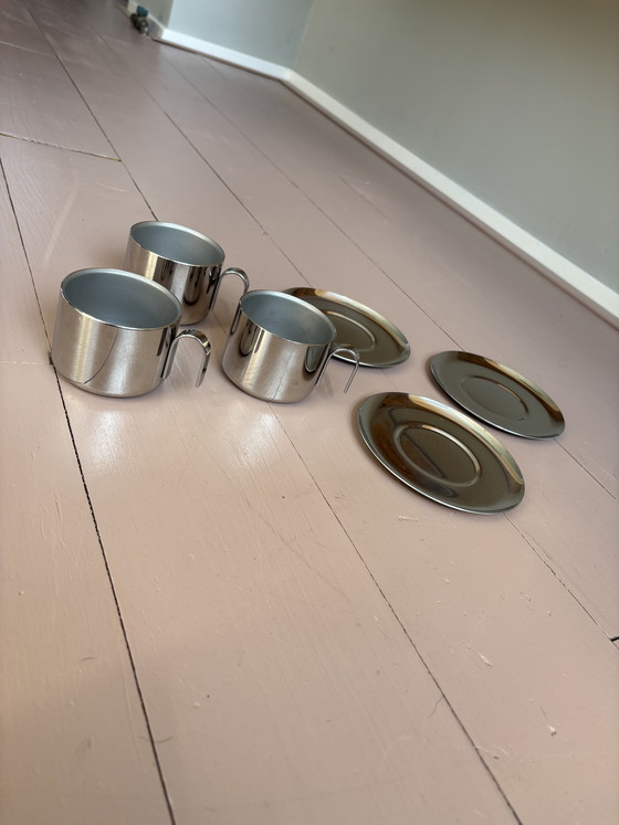 Image 1 of 3 tazas y platillos / Tazas Italwaber