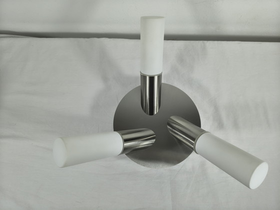 Image 1 of Moderne Badezimmer-Deckenleuchte aus Stahl, 3-flammig, inkl. LED-Beleuchtung von Dilan