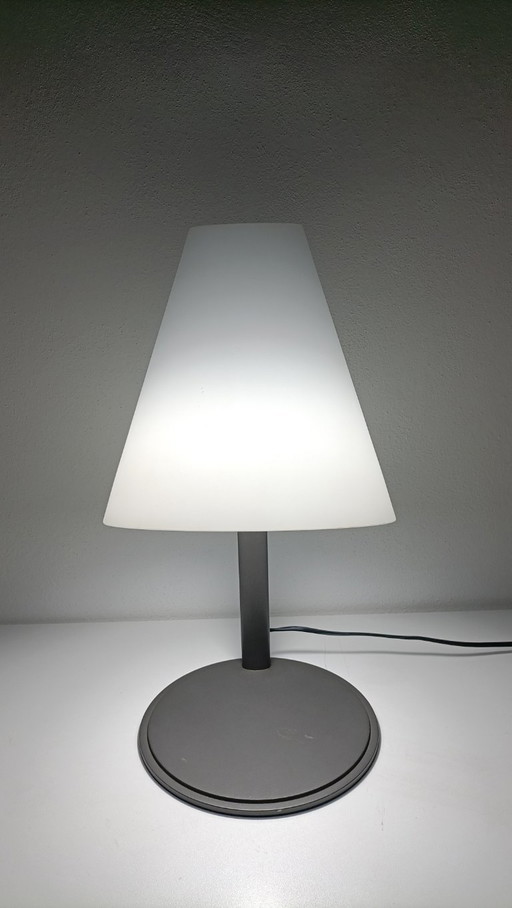 Leucos Micene T46 Lamp van Renato Toso Noti Massari – tafellampen, Metal, Murano Glass