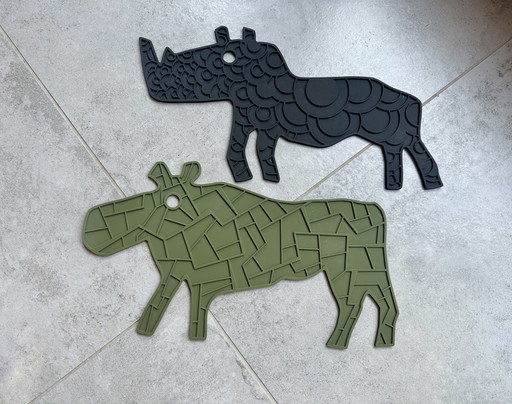 2 Placemats Animals Royalukb