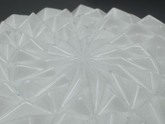 Image 1 of Stylish mid-century corodex ceiling lamp with a sculptural structure