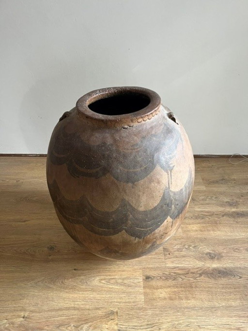 Antique Spanish Tinaja Terracotta Jar