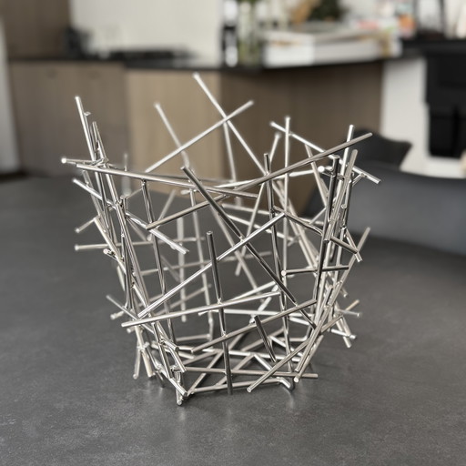 Alessi “Blow Up” design fruit basket - Fratelli Campana