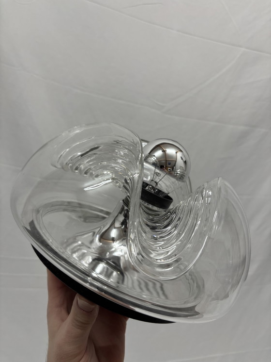 Image 1 of Lampe de plafond ou applique murale vintage Peill & Putzler Futura Wave, 1970