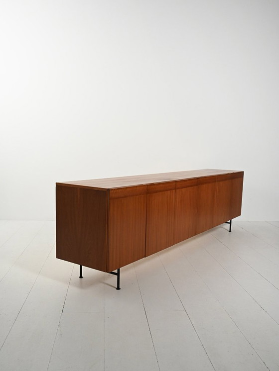 Image 1 of Sideboard in teak with six doors attributed to Nils Jonsson
