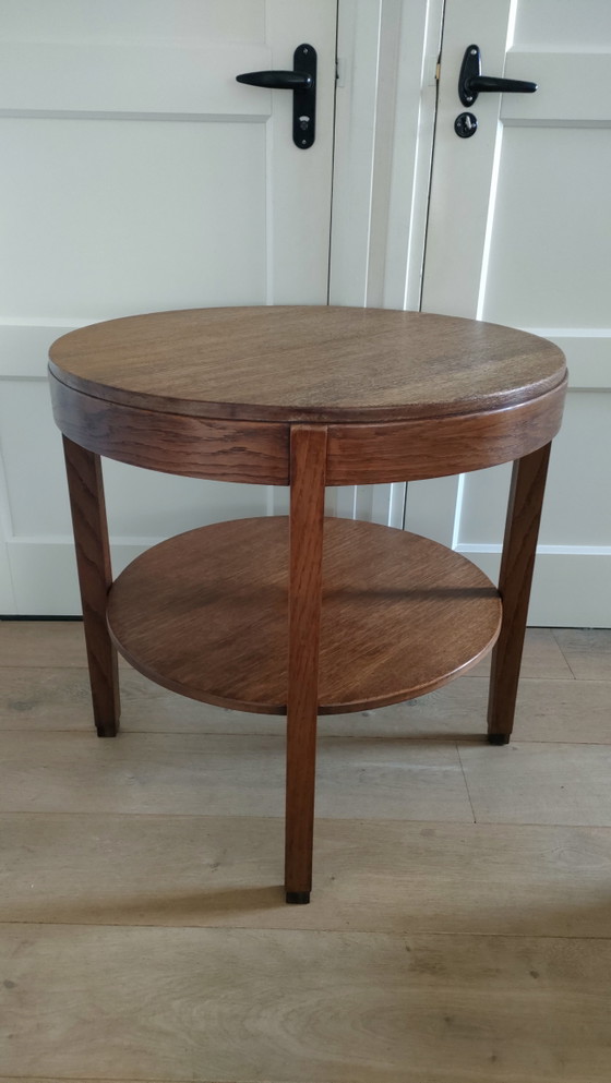Image 1 of Grande table basse Art Déco, style École d'Amsterdam, années 1930
