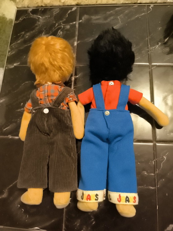 Image 1 of 2 Steiff vintage dolls: Marc (7872/28) and Oliver (7876/28) 1979-1983, with brand button